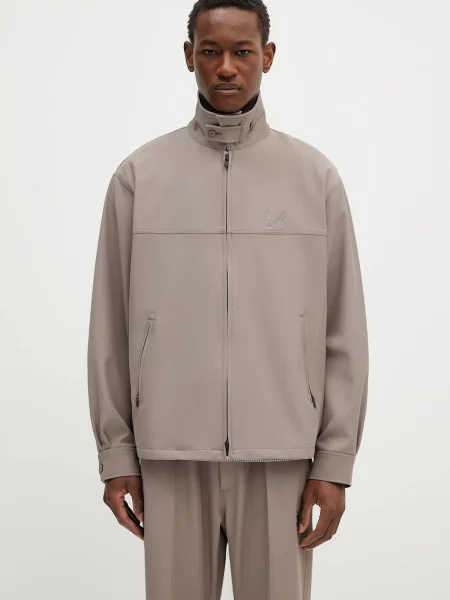 Bunda Needles Sport přechodná hnědá