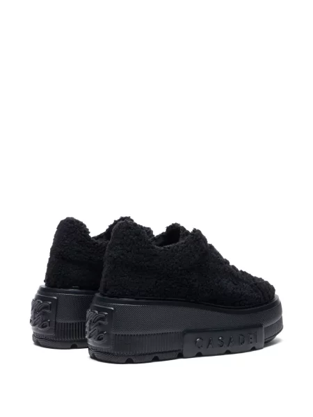Sneakerși Casadei cu pană negru