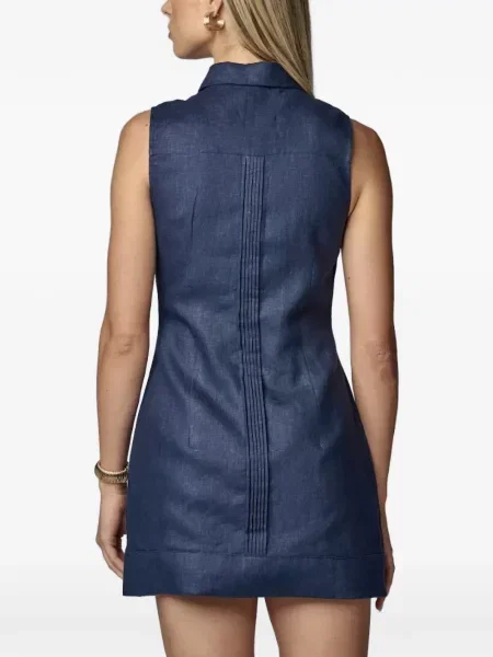 Rochie mini Hevron albastru