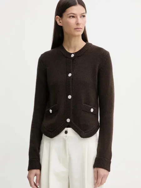 ZADIG&VOLTAIRE cardigan din cașmir maro