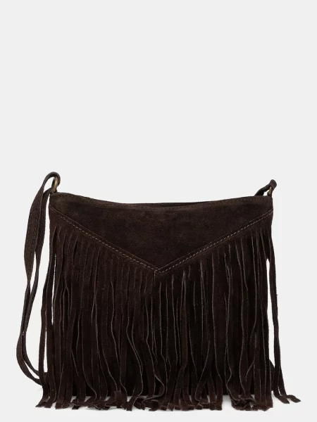 Замшева сумочка Answear.LAB коричневий