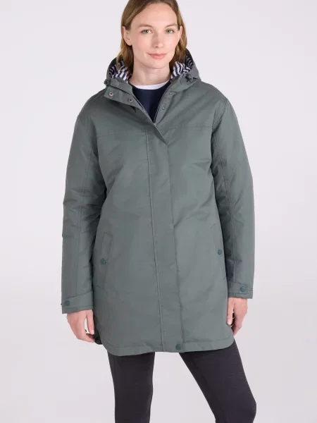 Wodoodporna ocieplana kurtka Riviera Green zielona