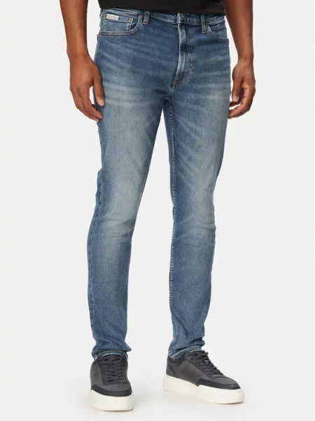 Calvin Klein Jeans Blugi Skinny Fit albastru