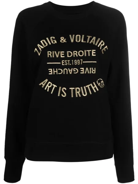 Hanorac Zadig&voltaire cu broderie negru