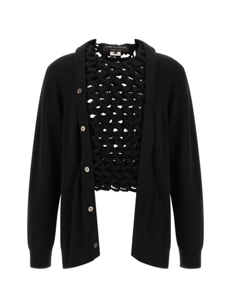 Cardigan Comme Des Garcons Homme Plus tricotate negru