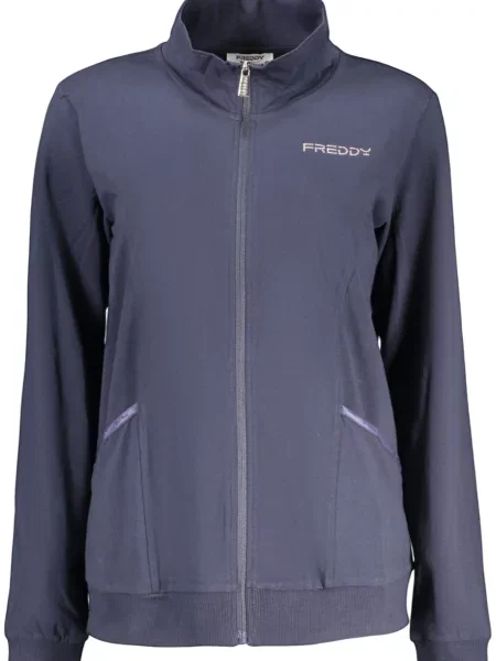 Bluza rozpinana Freddy z długim rękawem niebieska