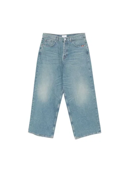 Dżinsy z szerokimi nogawkami Amish niebieski