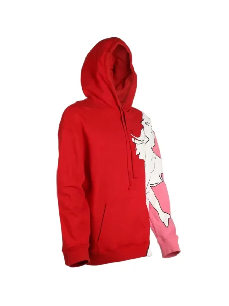 Hoodie Valentino Garavani με σχέδιο με κορδόνι κόκκινο