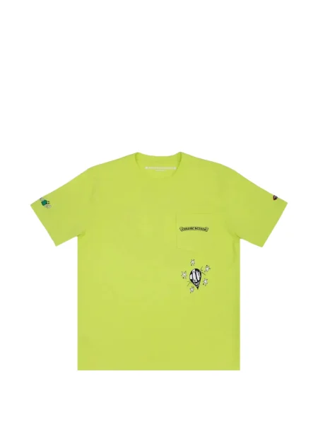 Tricou Chrome Hearts cu imagine cu motiv cu inimi verde