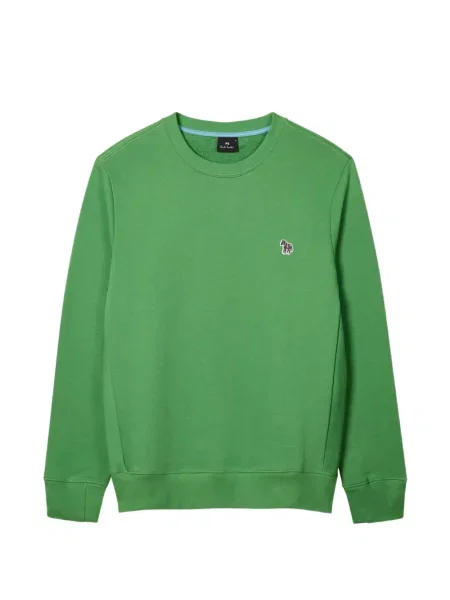 Суитчър Ps Paul Smith с кръгло деколте с принт зебра зелено