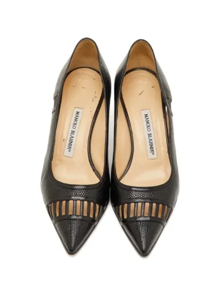 Pantofi cu toc Manolo Blahnik negru