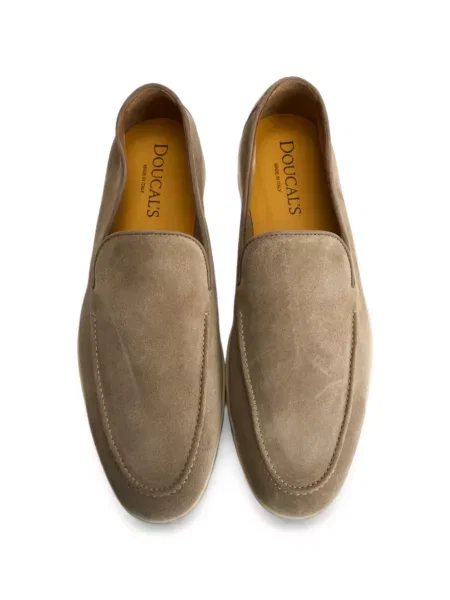 Pantofi loafer Doucal's din piele de căprioară
