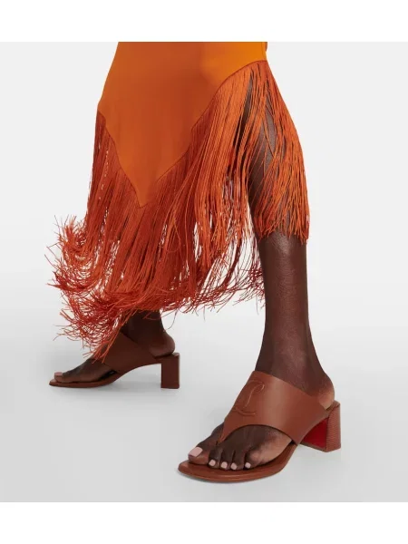 Sandale Christian Louboutin din piele negru