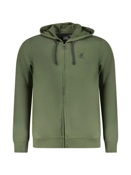 Hanorac cu glugă U.s. Grand cu broderie verde