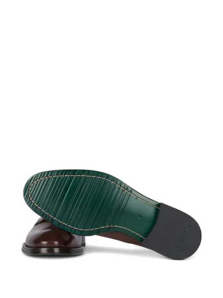 Pantofi derby Paul Smith cu șireturi din piele maro