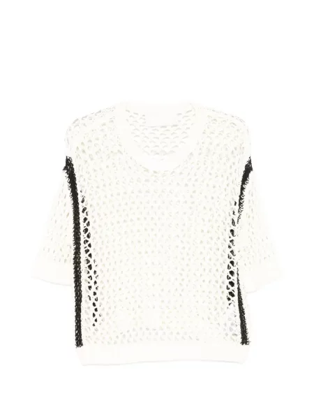 Тениска Circus Hotel мъниста бяло