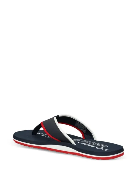 Papuci Tommy Hilfiger cu dungi albastru