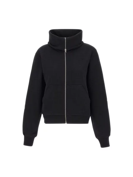 Bluza rozpinana 7 For All Mankind z kapturem czarna