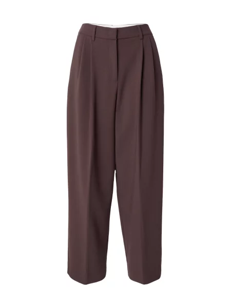 COMMA Pantaloni cutați închis maro