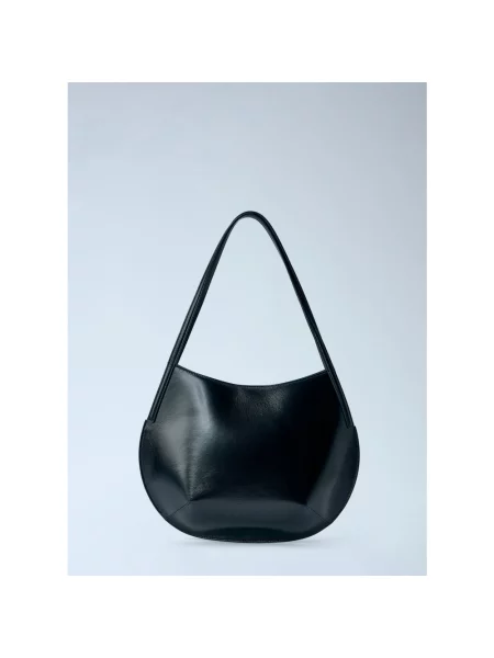 Torebka Jil Sander skórzana czarna