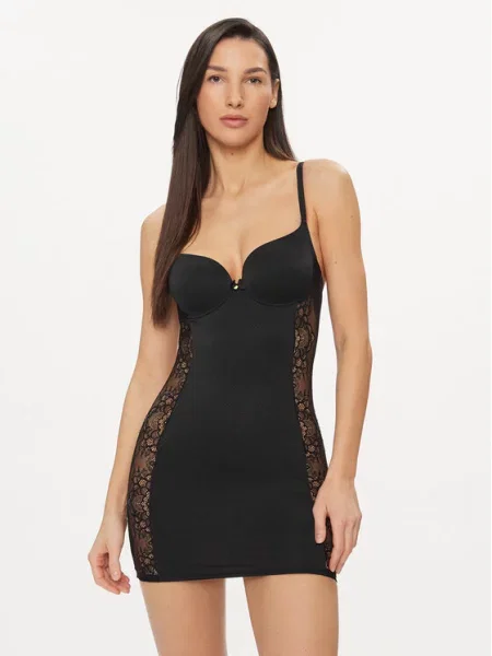 Nočna srajca Selmark črna