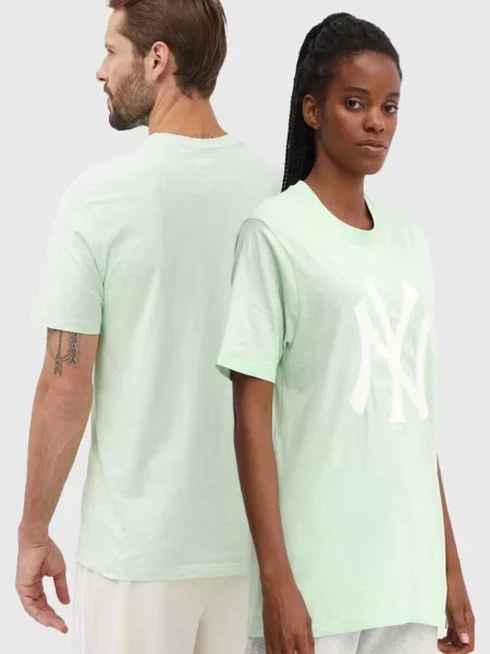Tričko 47 brand MLB New York Yankees s potiskem zelená