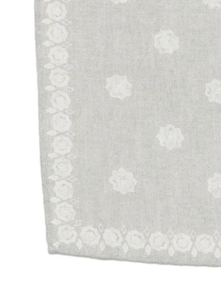 Fular Eleventy cu model floral gri