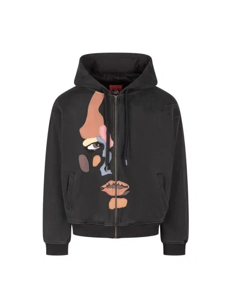 Bluza z kapturem Kidsuper Studios z kapturem czarna