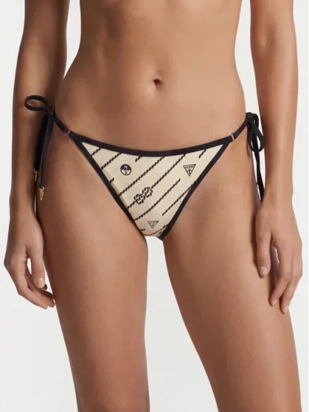 Guess Bikini partea de jos Crem