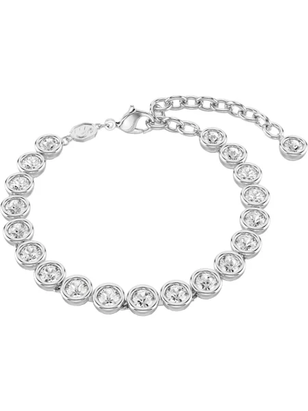 Bransoletka Swarovski do tenisa szara