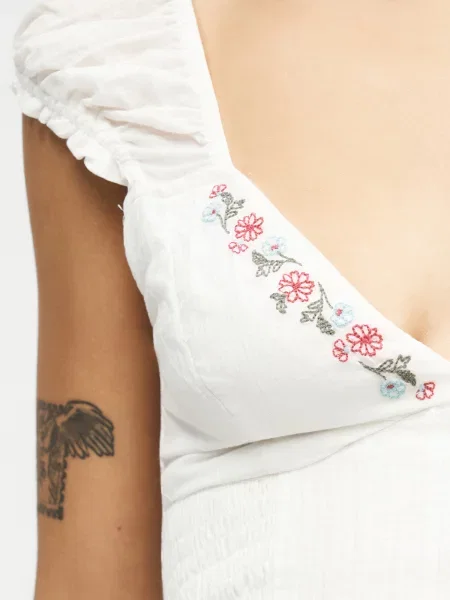 HOLLISTER Ruha világoskék / olíva / piros fehér