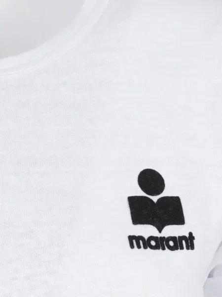 Tricou Isabel Marant cu autograf alb
