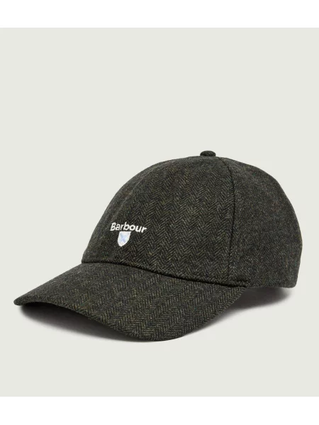 Barbour Șapcă baseball Barlow cu adaos de lână verde