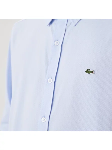 Lacoste Koszula Tkana Lacoste niebieska