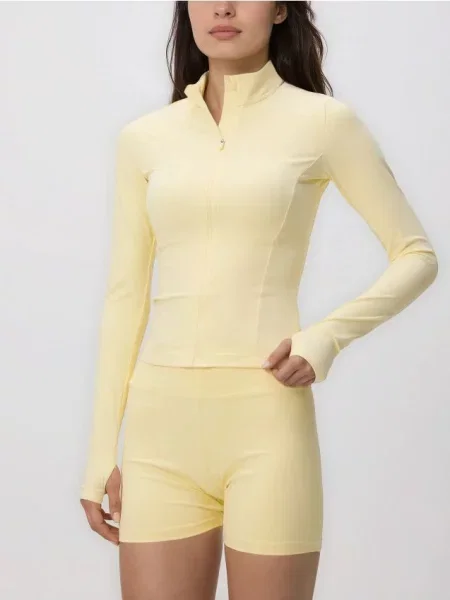 Reserved Pantaloni scurți de ciclism galben-deschis galben