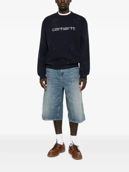 Hanorac Carhartt Wip cu imagine albastru