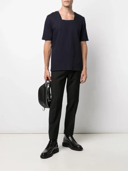 Tricou Romeo Hunte din material terry albastru