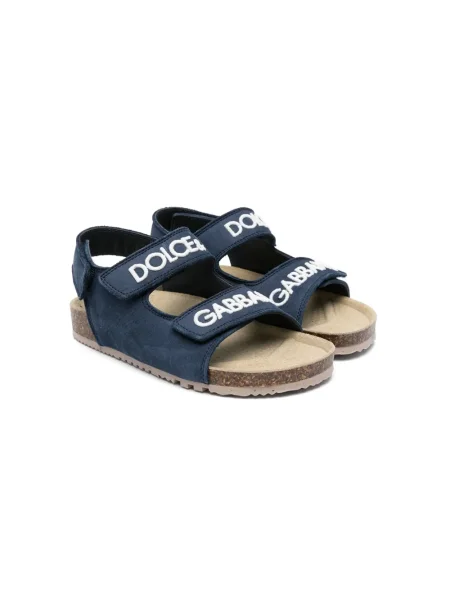 Sandały dziecięce Dolce And Gabbana niebieskie