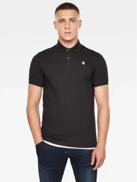 Polo majica G-Star Raw črna