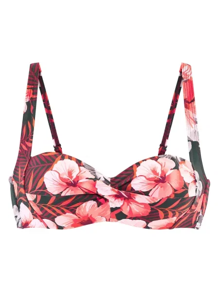 LASCANA Sutien costum de baie pin / corai / fucsia verde