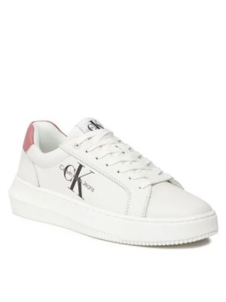 Topánky Calvin Klein Jeans Chunky Cupsole biela