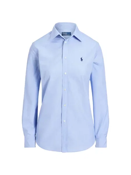 Fleece polo Polo Ralph Lauren με κέντημα με λαιμόκοψη v κόκκινο