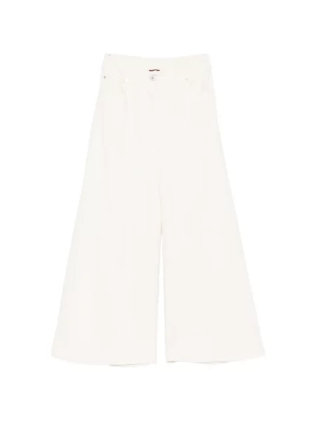 Szerokie jeansy Brunello Cucinelli białe