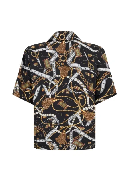 Scurt cămașă Moschino cu imagine negru