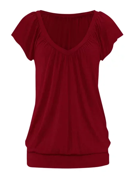 Imily Bela Tricou roşu închis