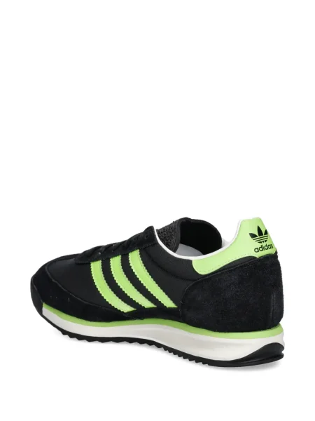 Pantaloni Adidas Campus cu șireturi cu dungi din dantelă roșu
