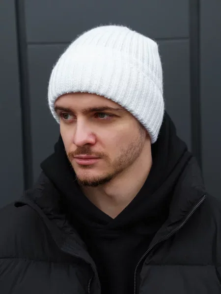 Шапка Without белая