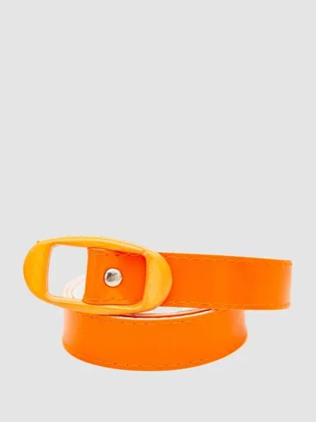 Ремень Ager с ремешками оранжевый