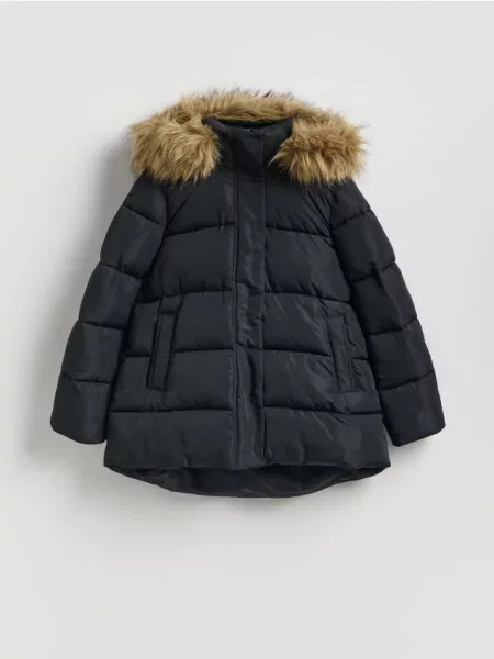 Reserved Geacă matlasată negru