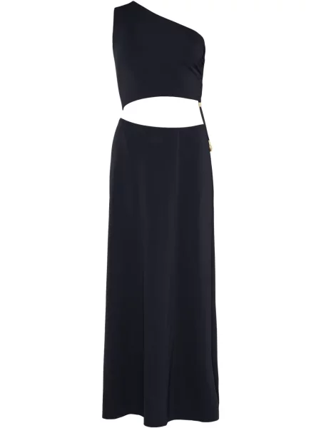 Rochie midi Eres până la genunchi de costum negru